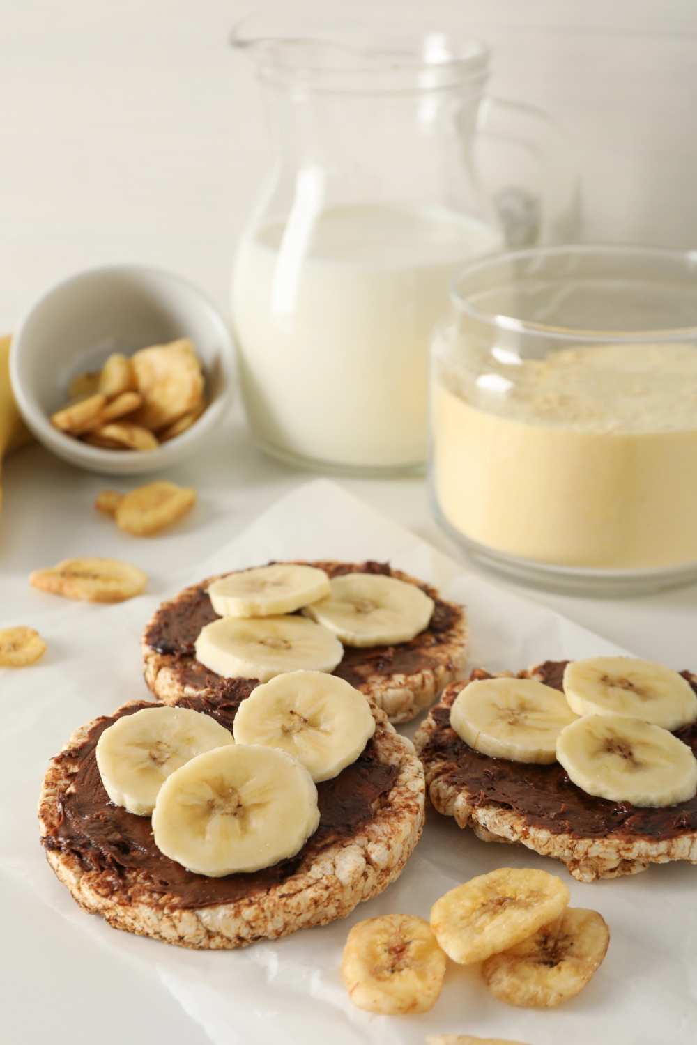Banana Nutella Rice Cake