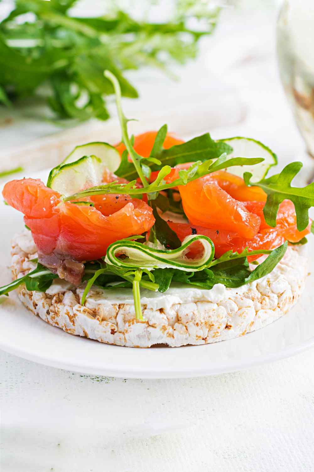 Salmon, Cream Cheese & Arugula