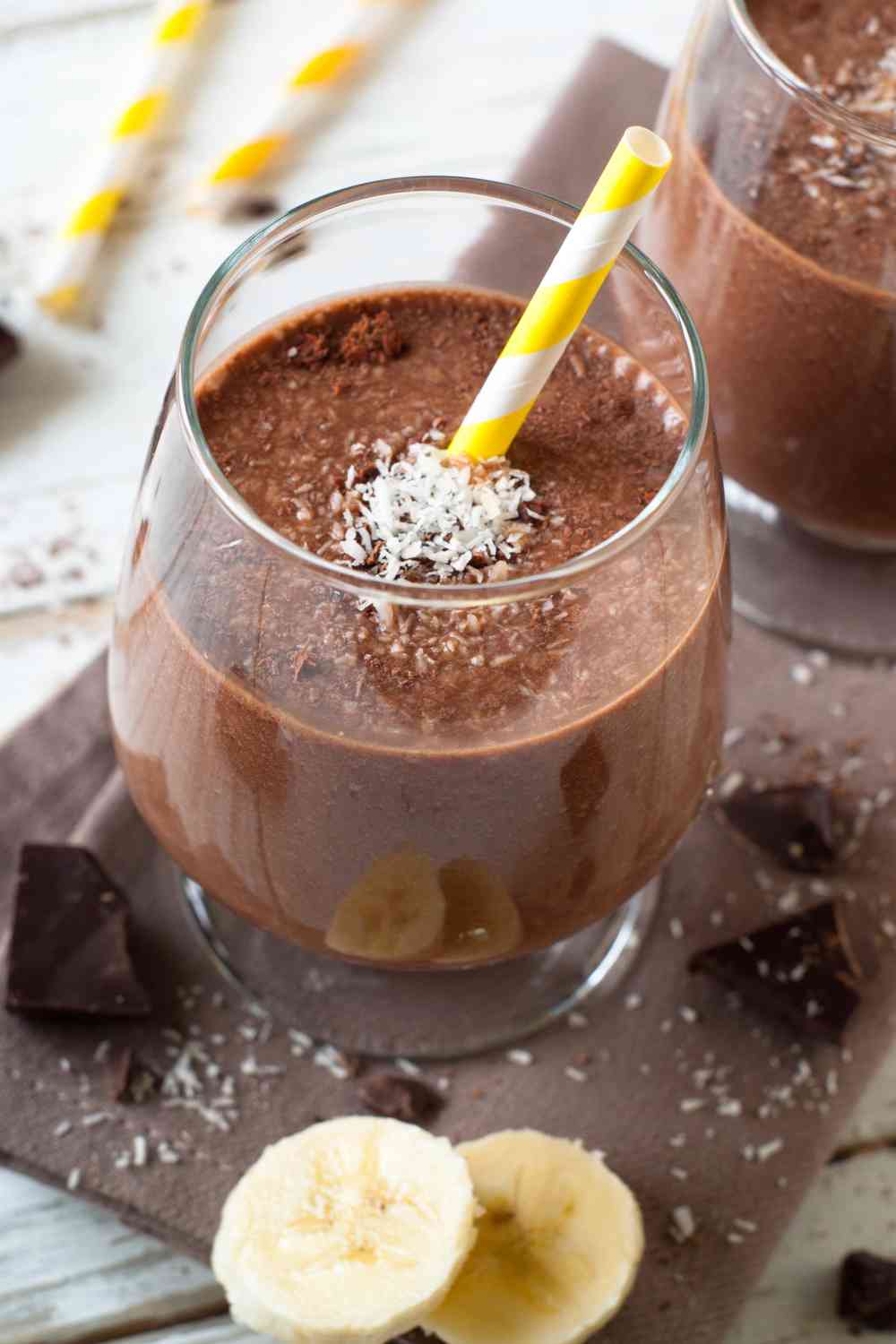 Chocolate Avocado Banana Smoothie