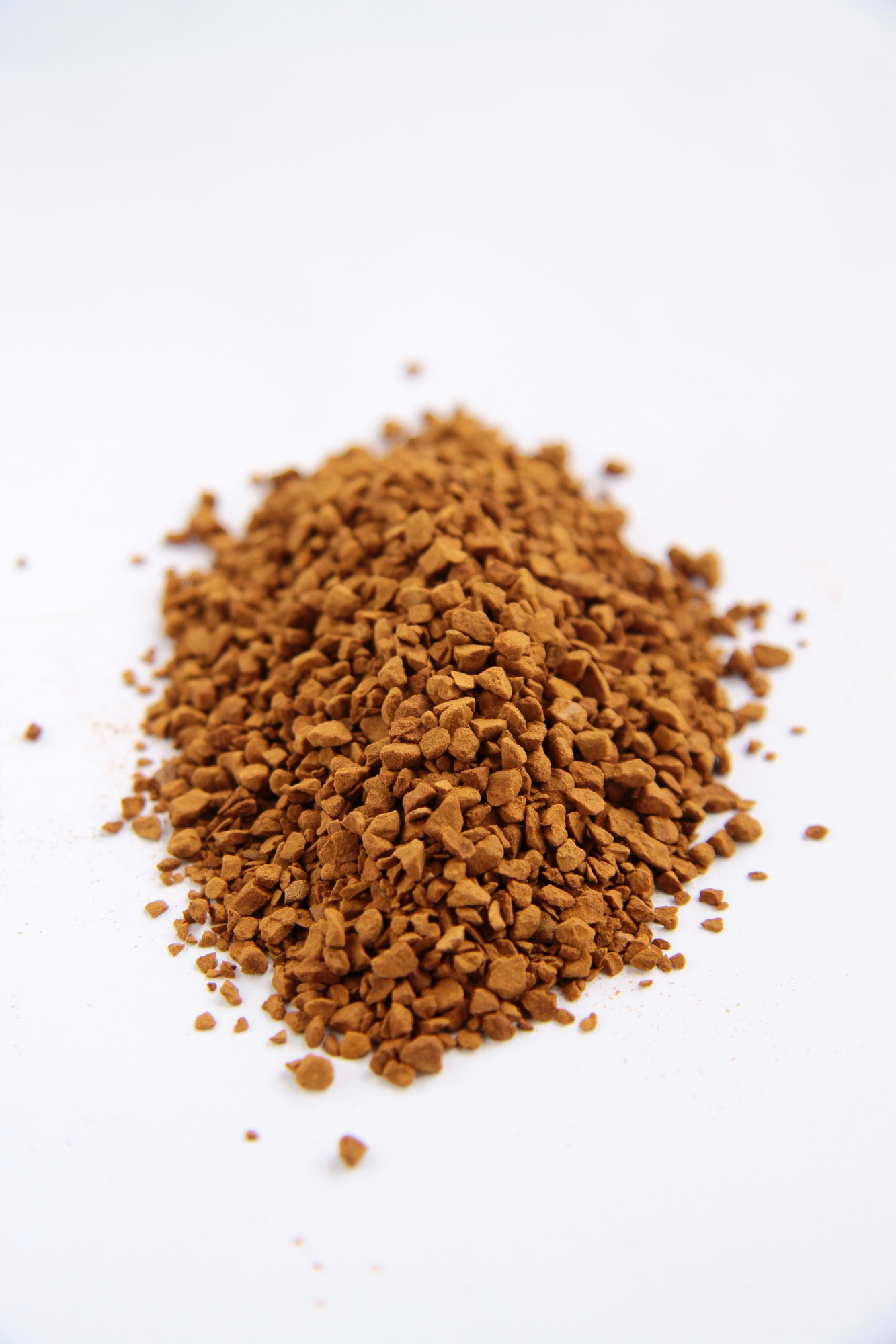 Pile of ground coffee