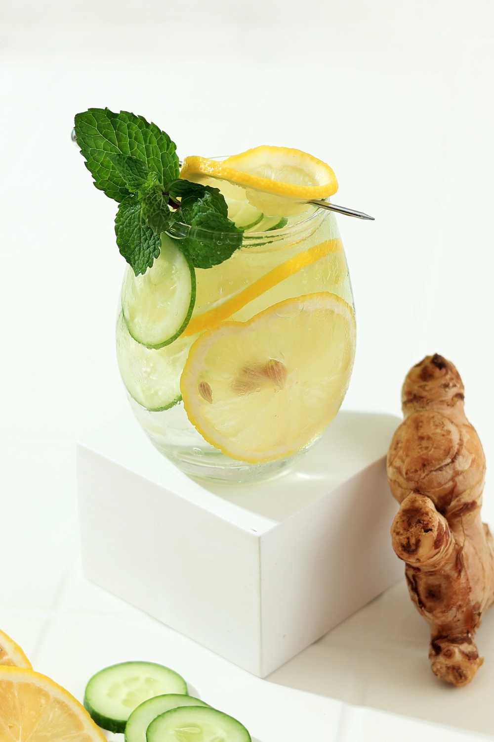 Cucumber Ginger Mint Water