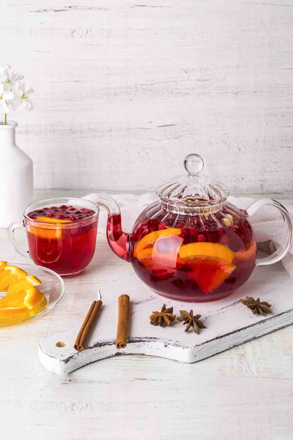 Spiced Cranberry Orange Tea