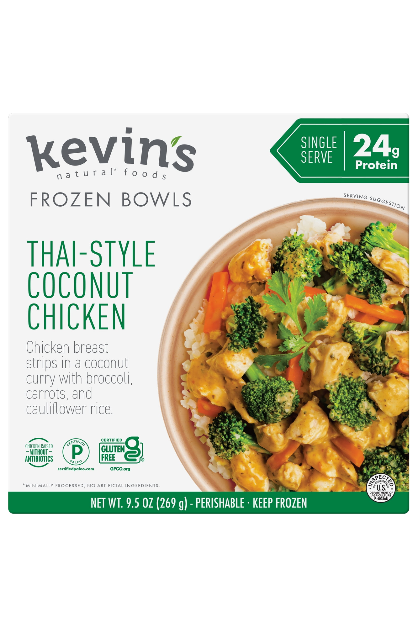 Kevin's Natural Foods Thai-Style Coconut Chicken