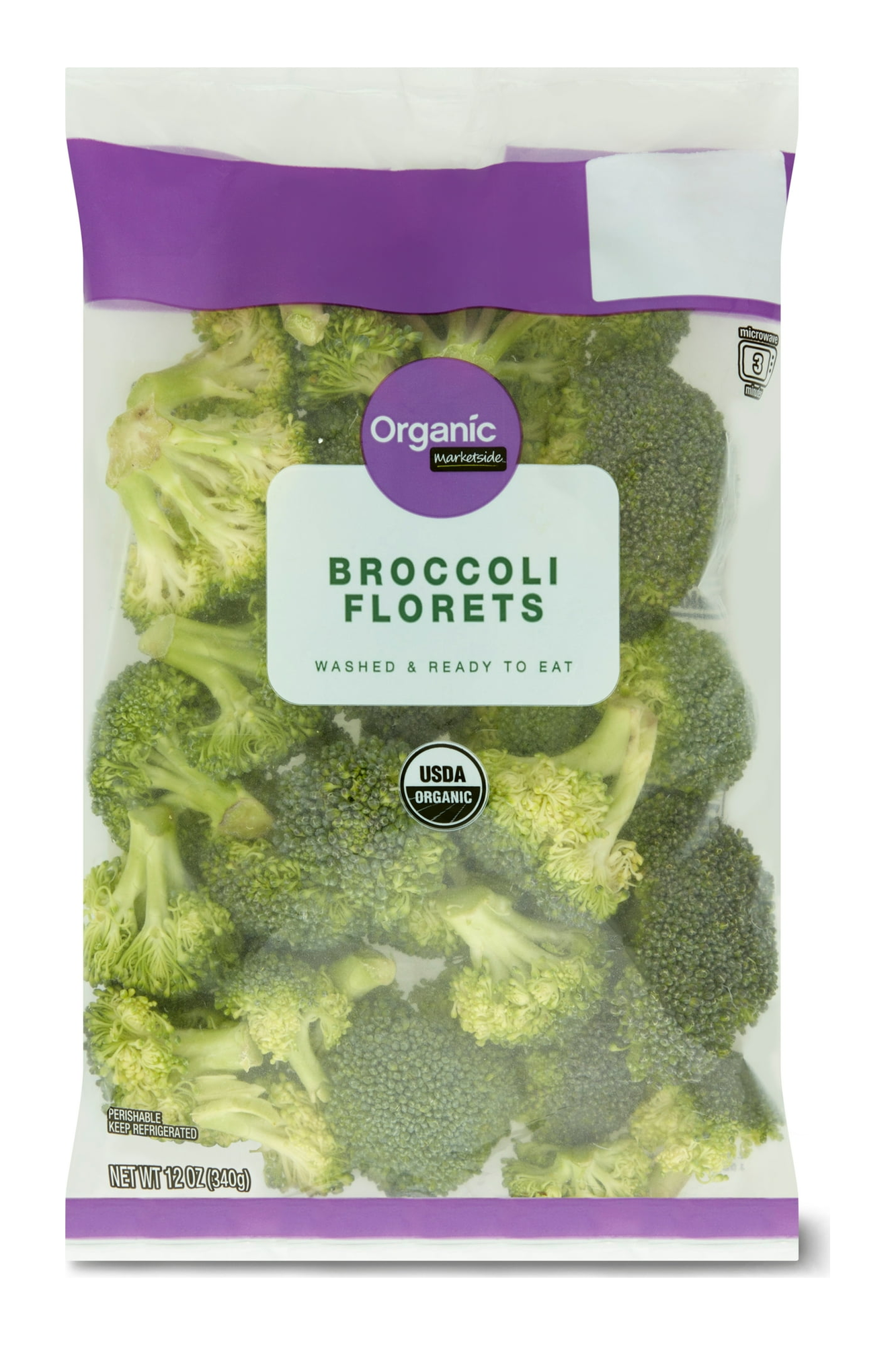 Marketside Organic Fresh Broccoli Florets