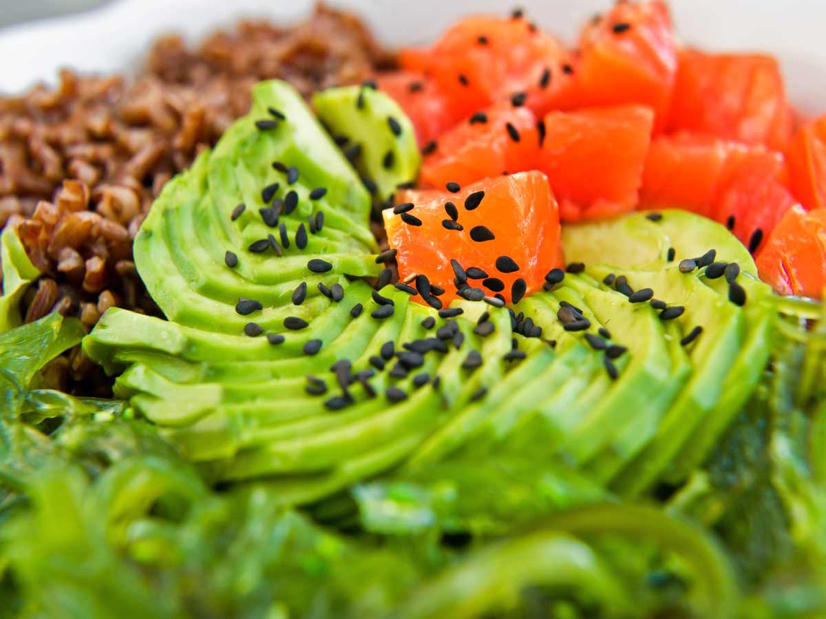 Salmon Avocado Bowl Ingredients