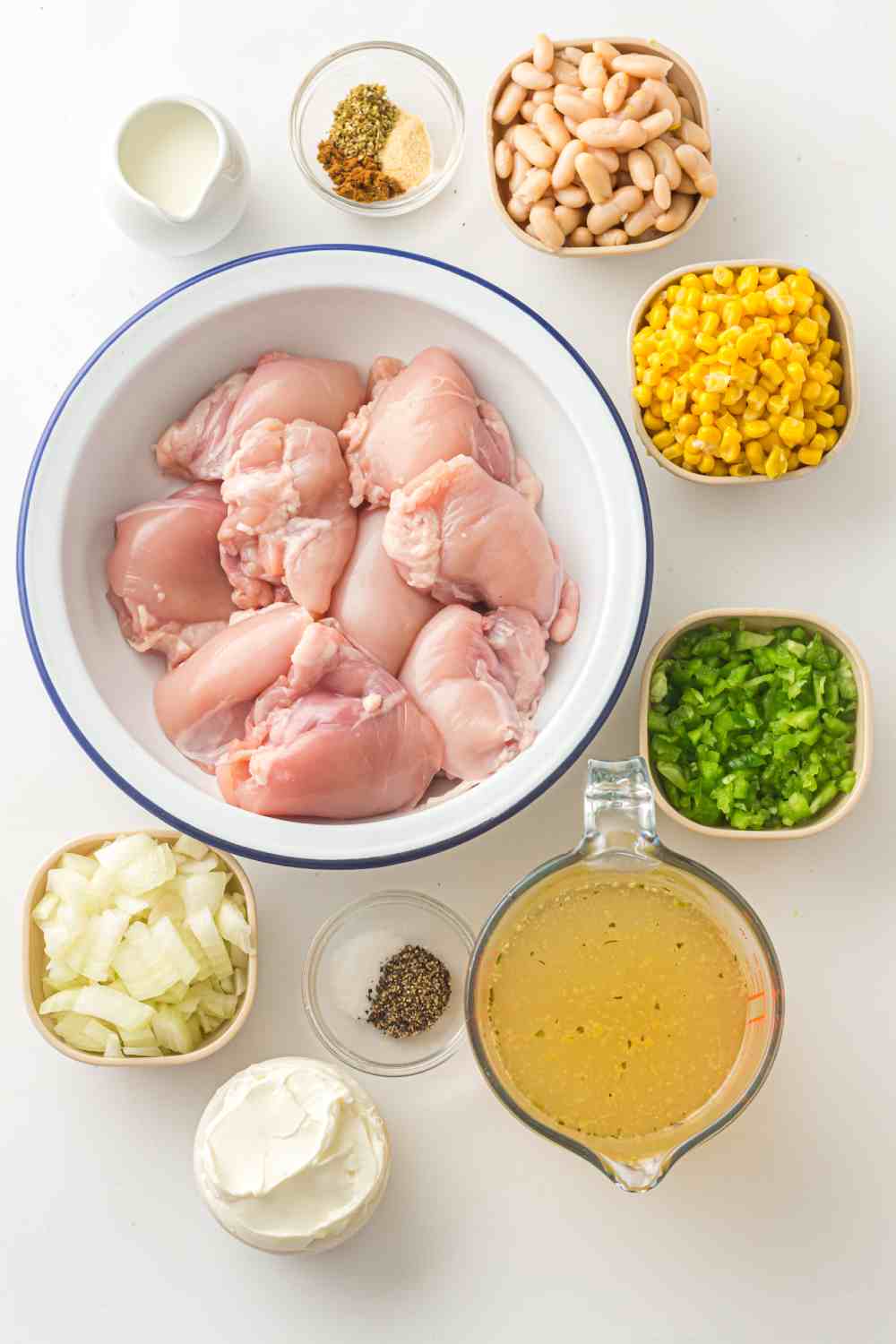 White Chilli Chicken Ingredients