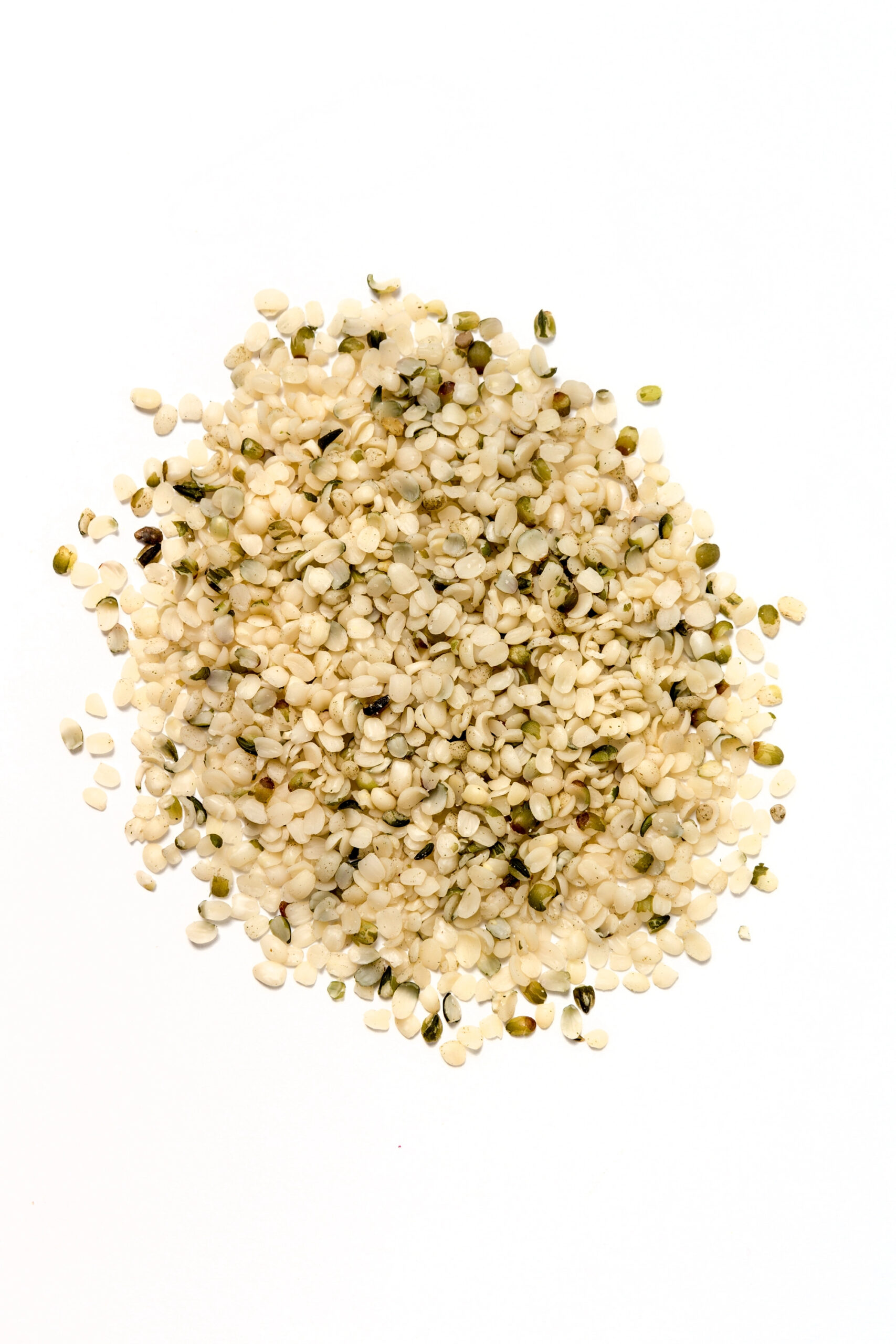 Pile of hemp hearts