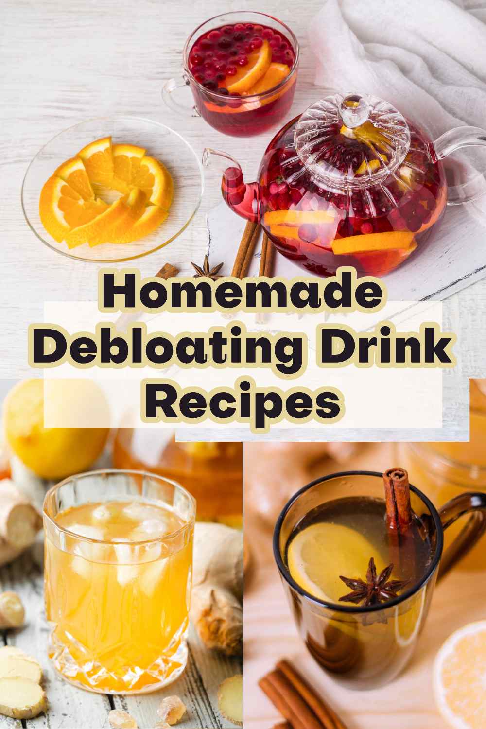 Homemade Debloating Drinks To Help A Bloated Stomach