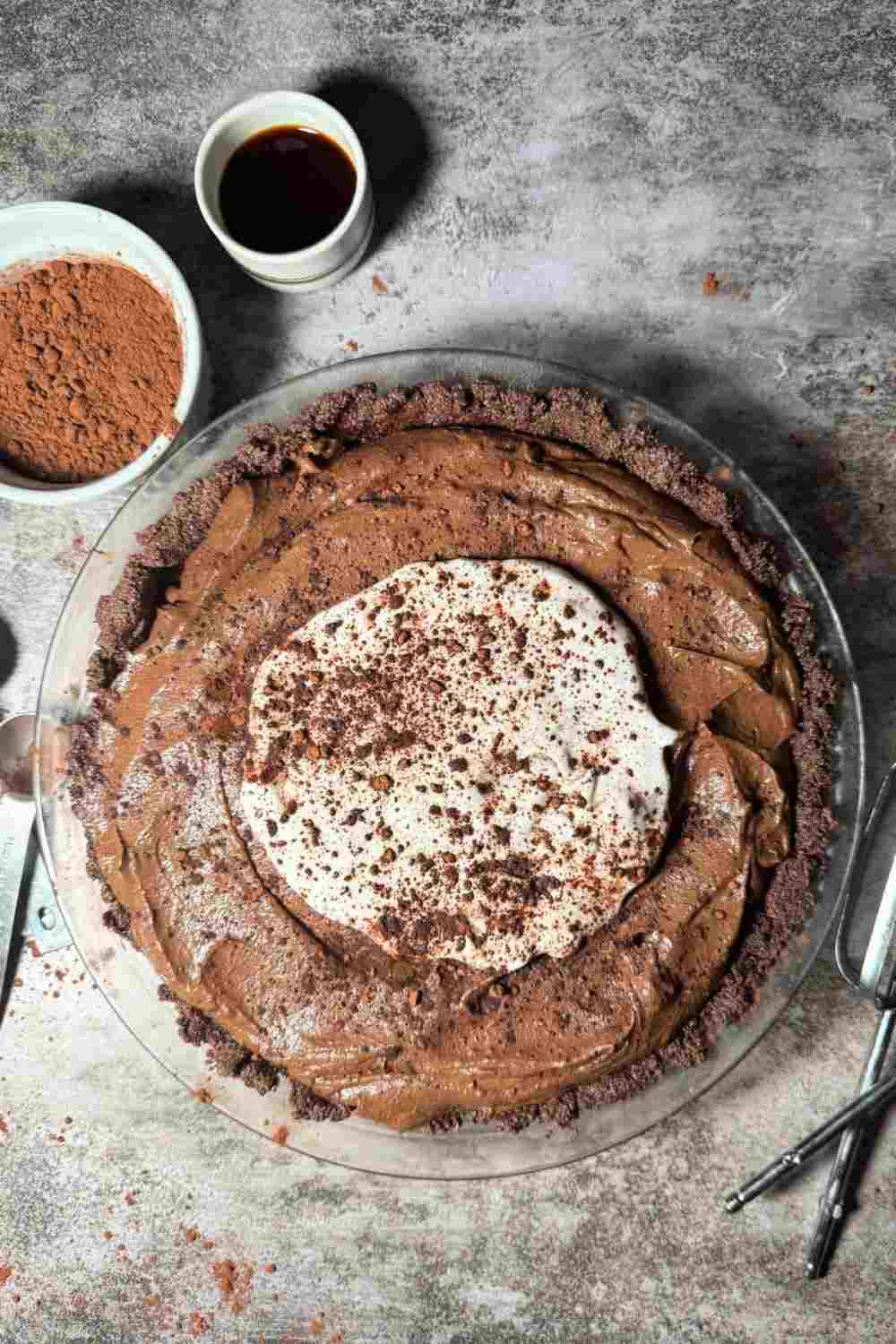 Chocolate Avocado Pie