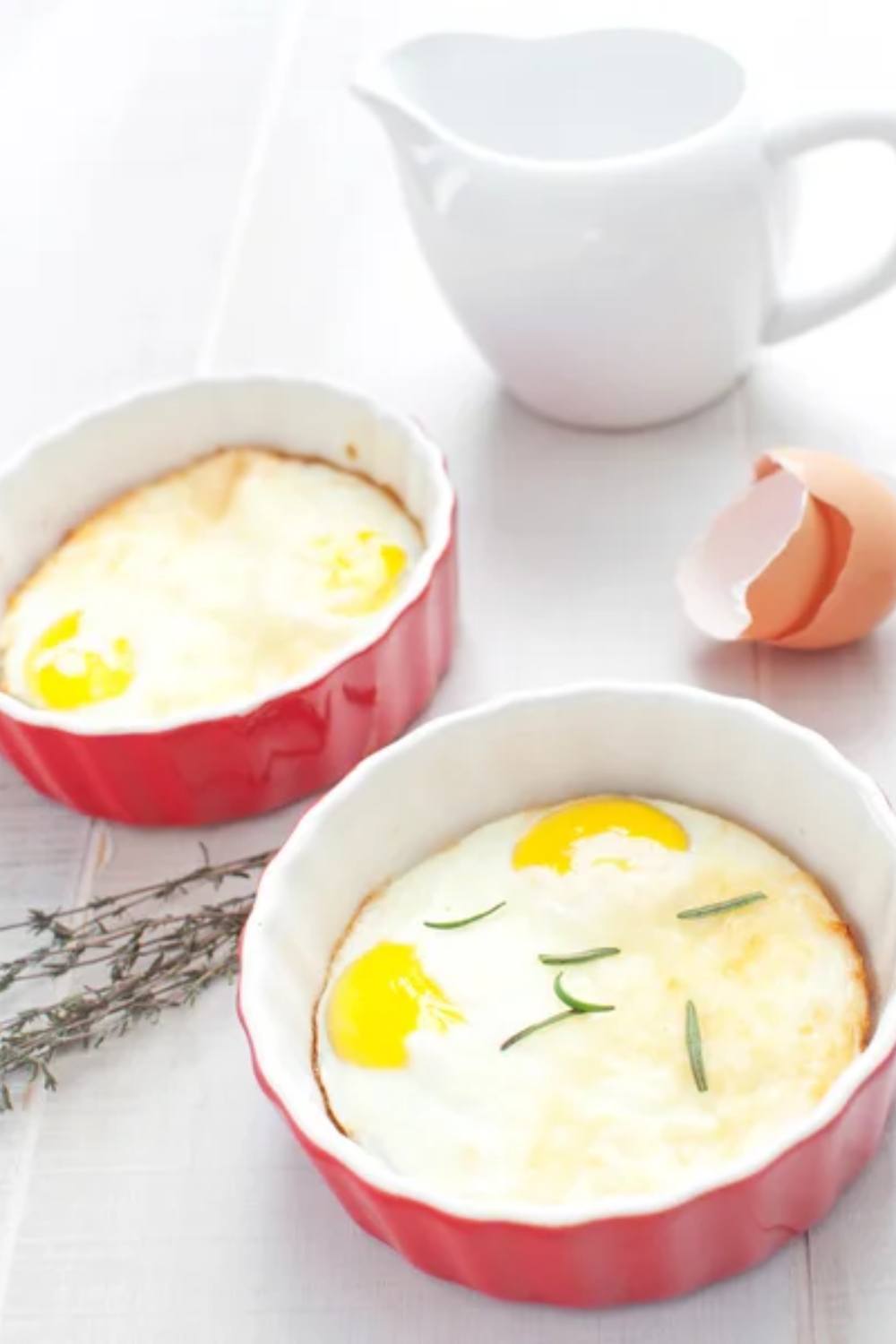 Baked Eggs With Herbs