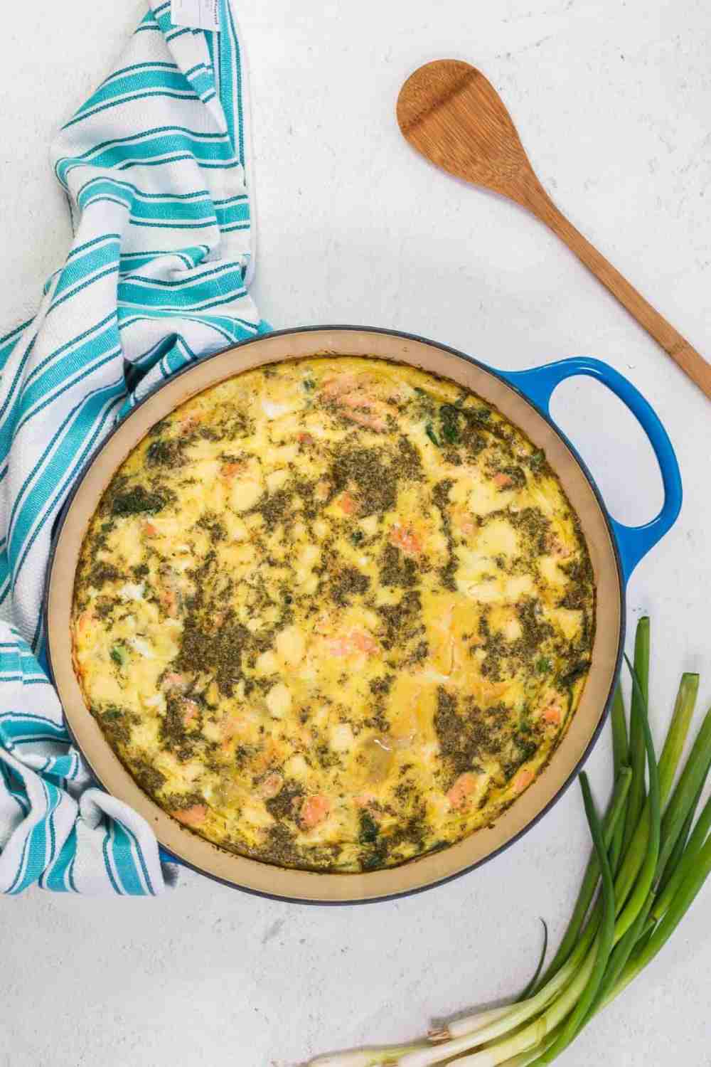 Smoked Salmon Frittata