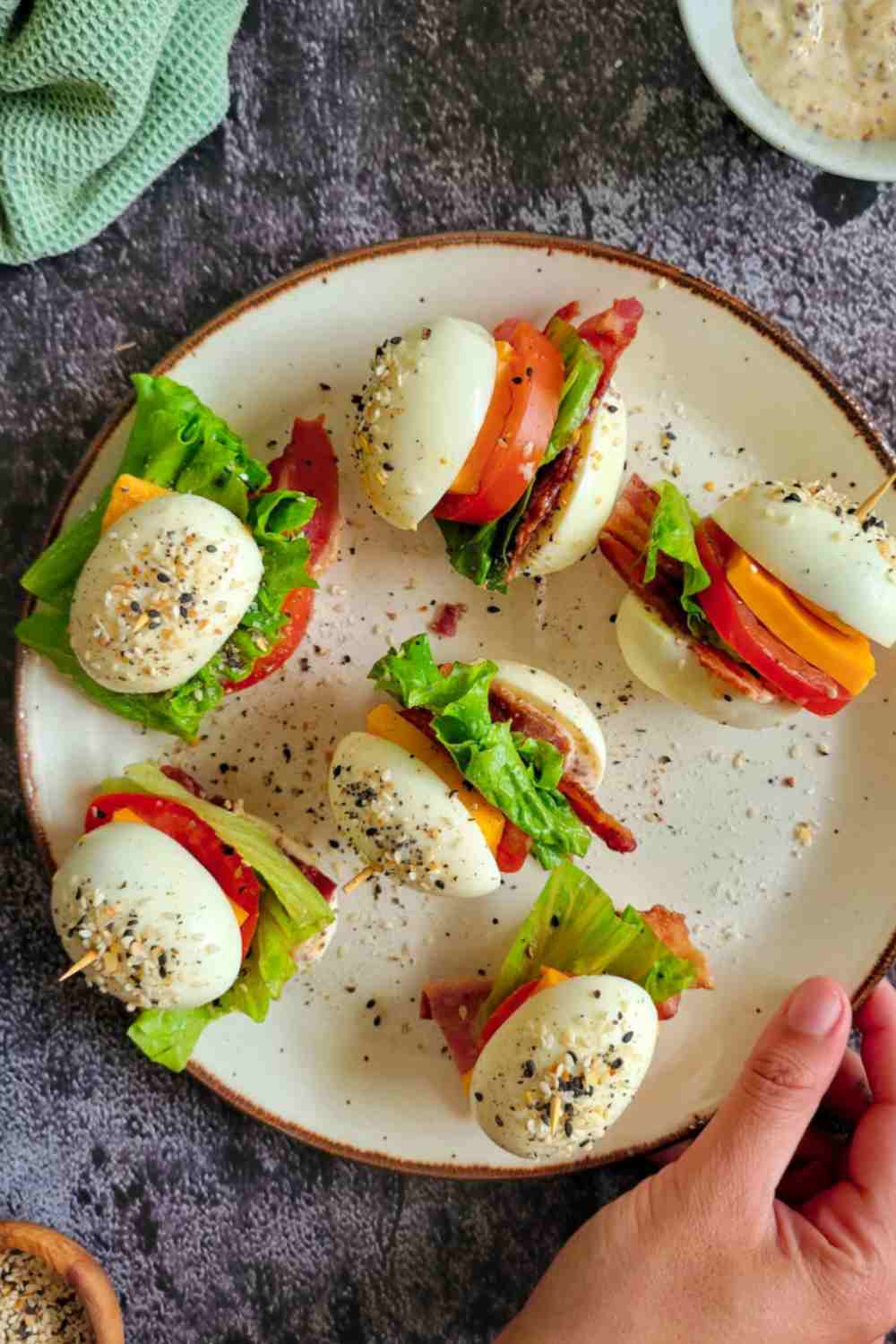 BLT Egg Bites with Cheese