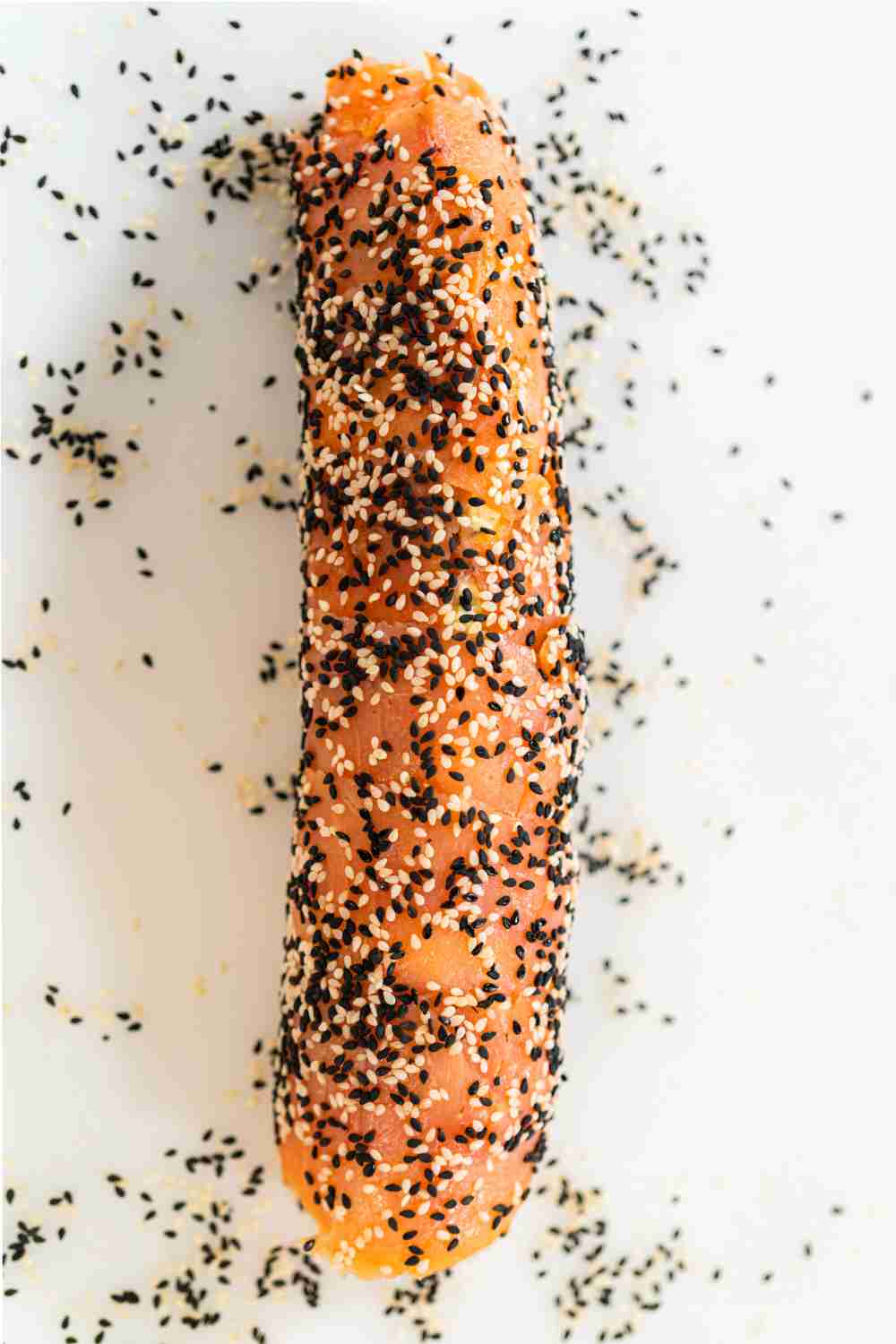 Coat Keto Sushi with Sesame Seeds