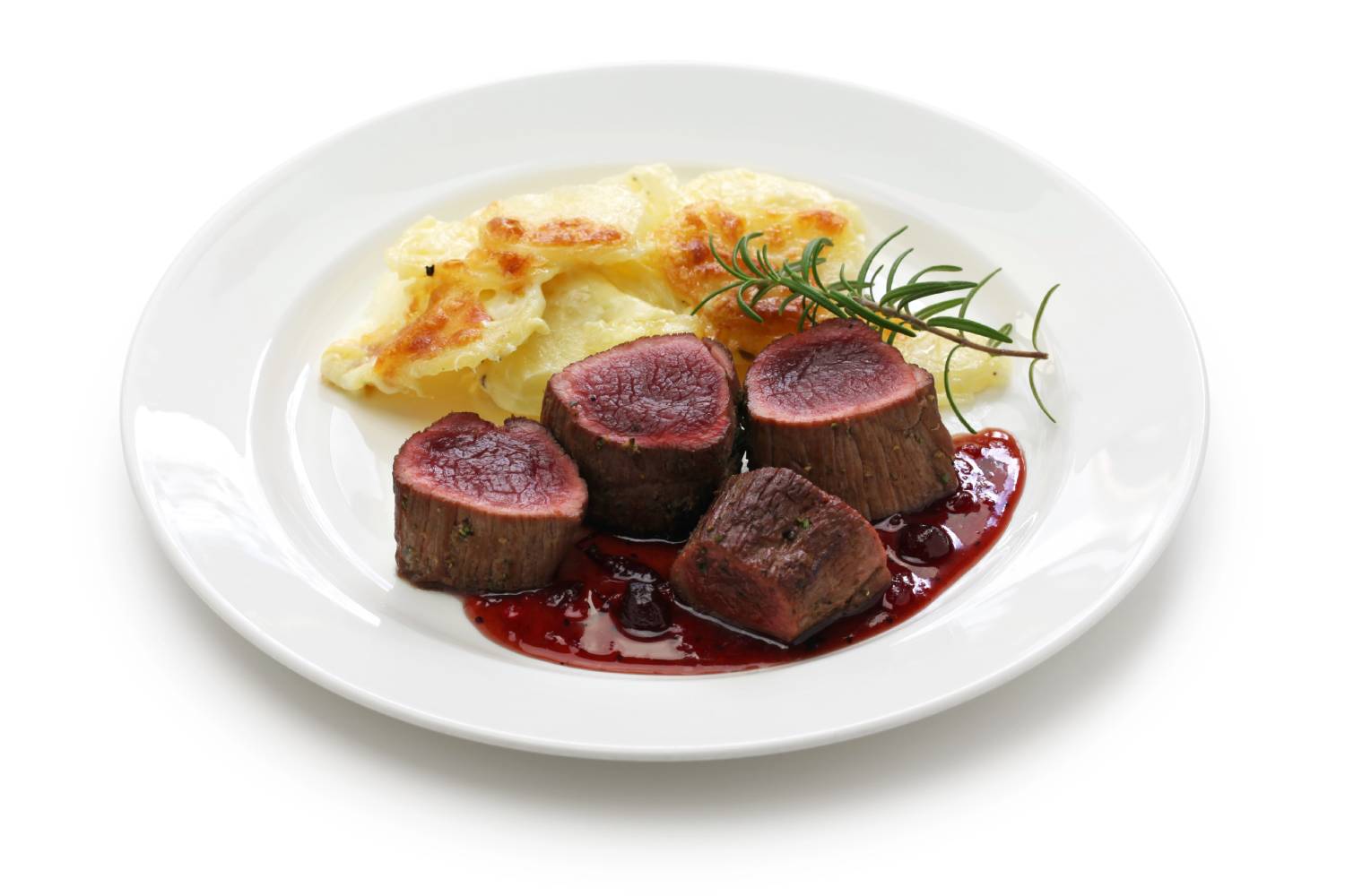 Venison Steak With Potatoes