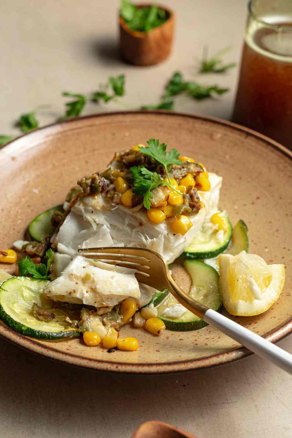 Poisson en Papillote (Fish Baked in Parchment Paper)