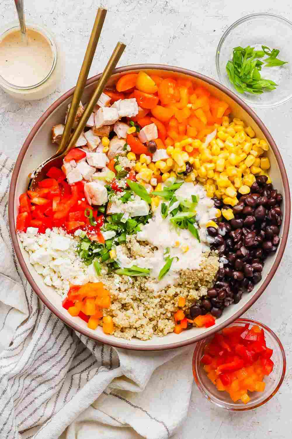 Southwest Quinoa Salad with Chicken
