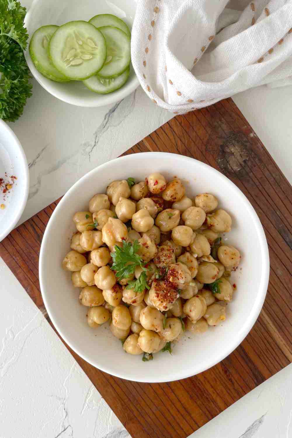 Indian Chickpea Salad