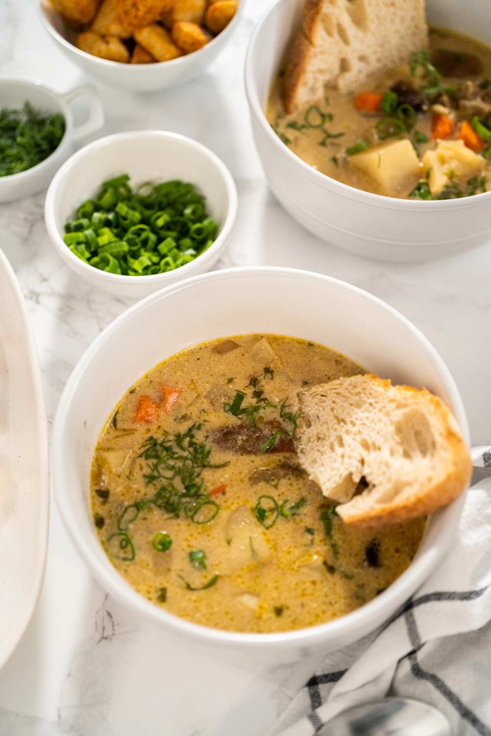 Gut Healthy Anti-Inflammation Soup: Mushroom & Barley Soup