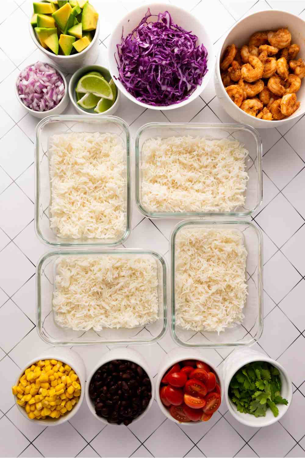 Toppings Mexican Shrimp Bowl