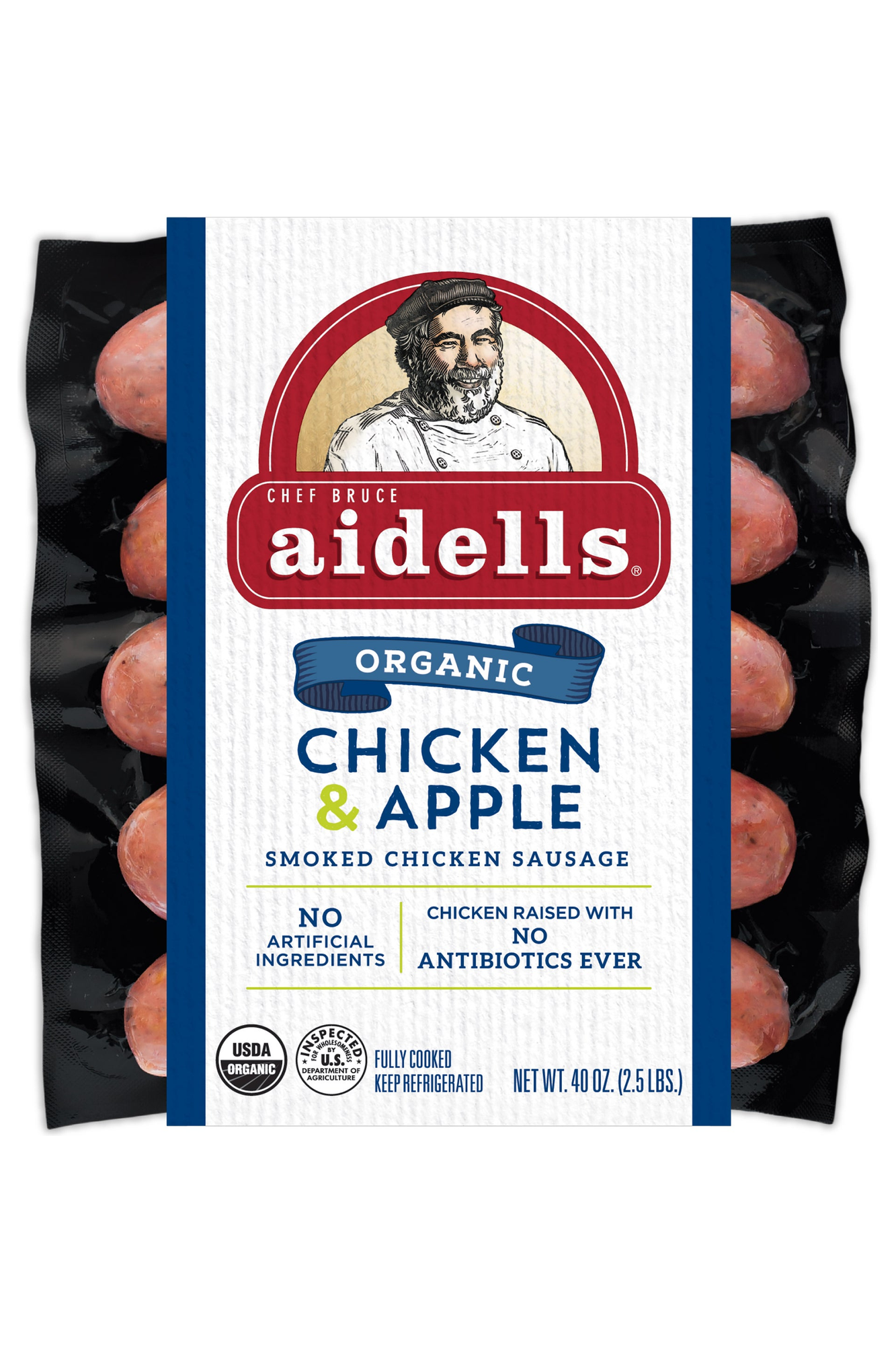 Aidells Organic Chicken & Apple Sausage