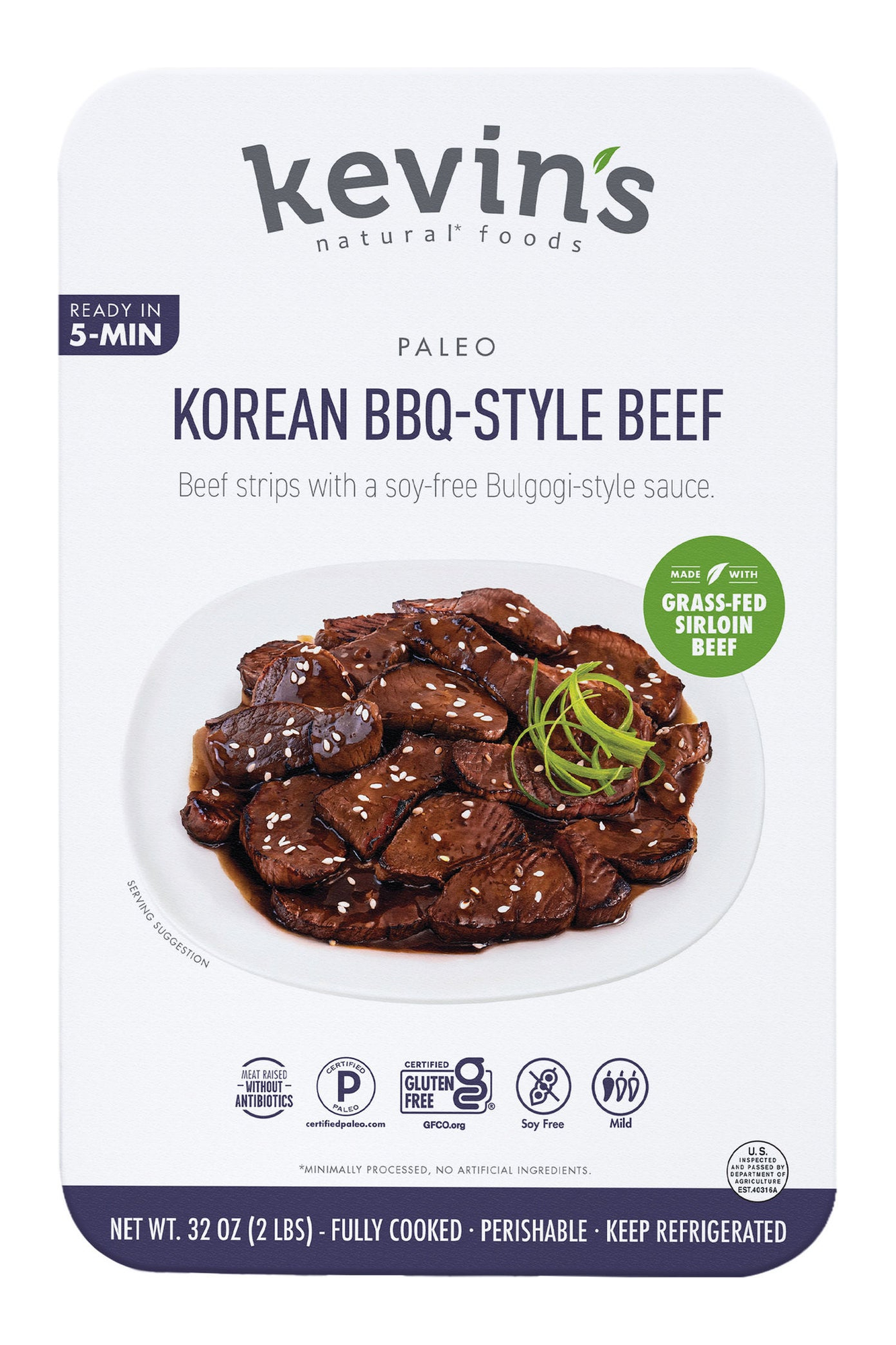 Kevin's Natural Foods Korean BBQ-Style Beef