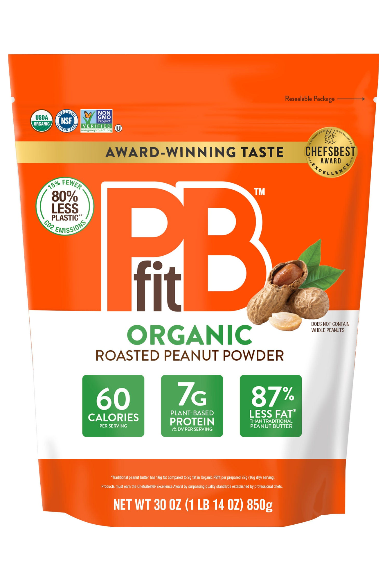 PBfit Organic Peanut Butter Powder