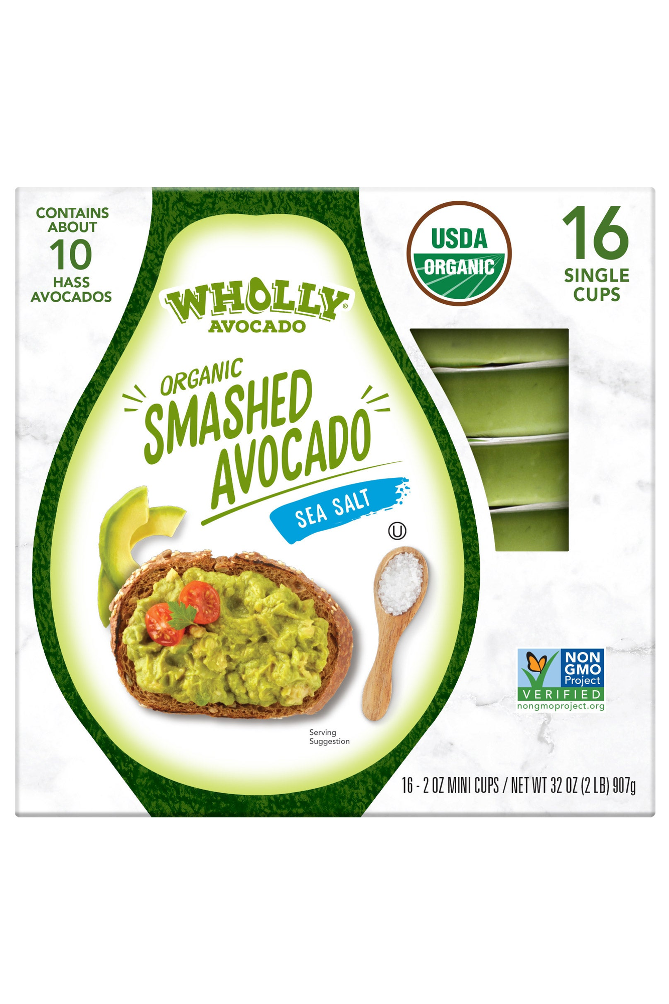 Wholly Organic Smashed Avocado