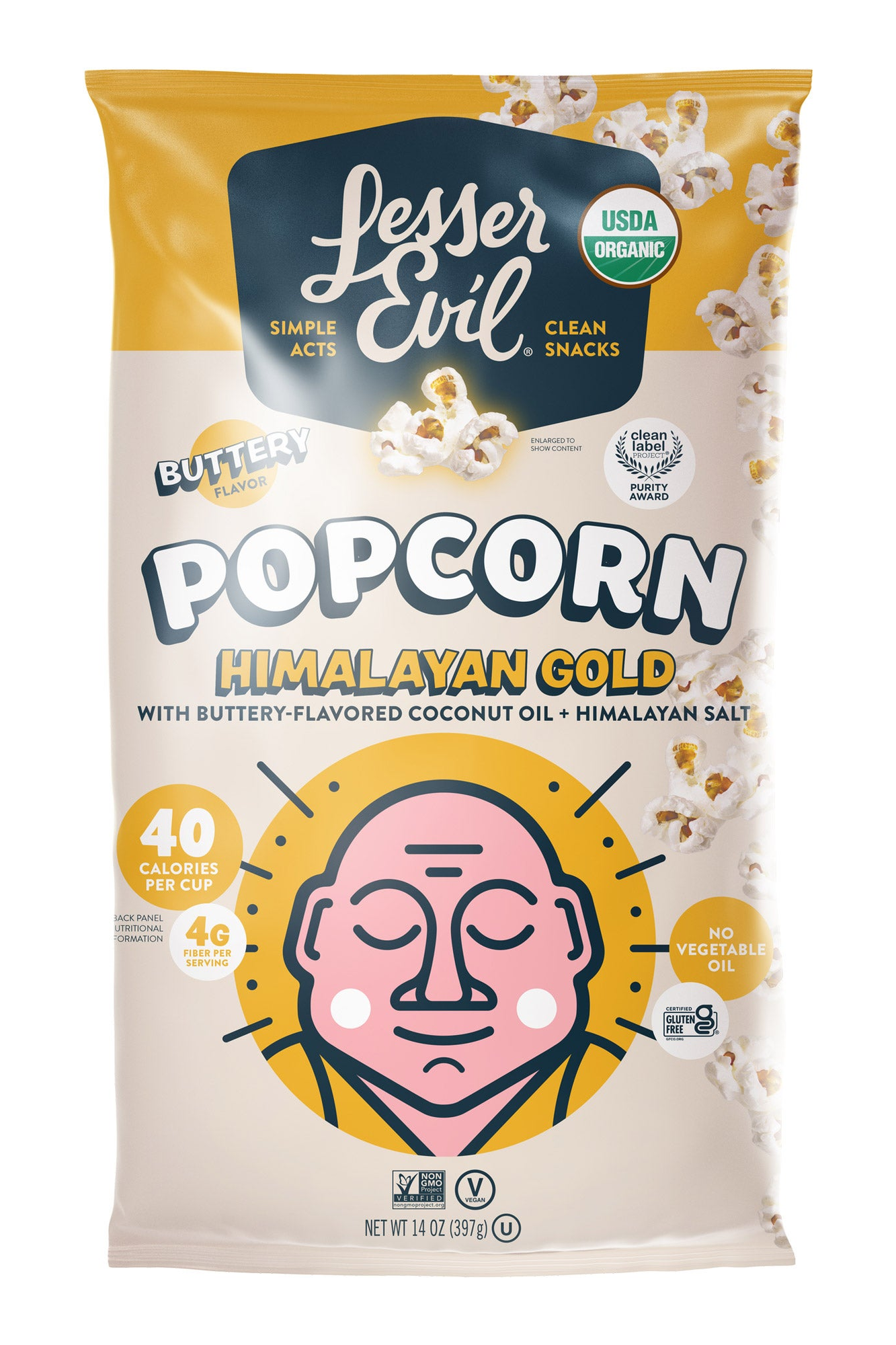 LesserEvil Himalayan Gold Popcorn