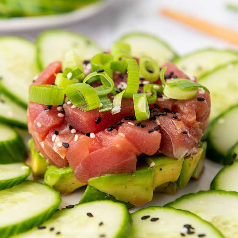 High-Protein Tuna Tartare Recipe Thumb