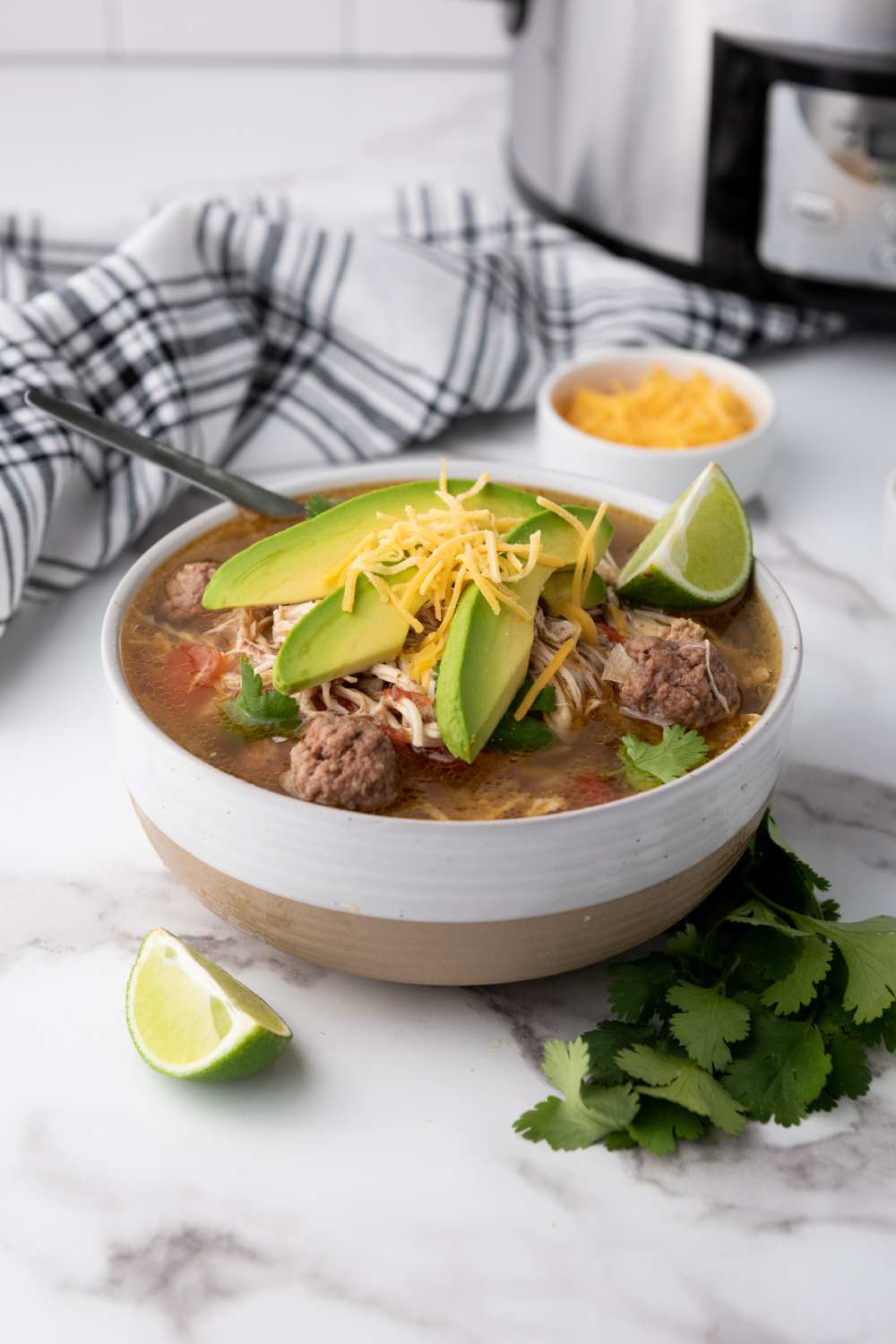 Healthy Low-Carb Taco Soup Recipe (No Beans!)