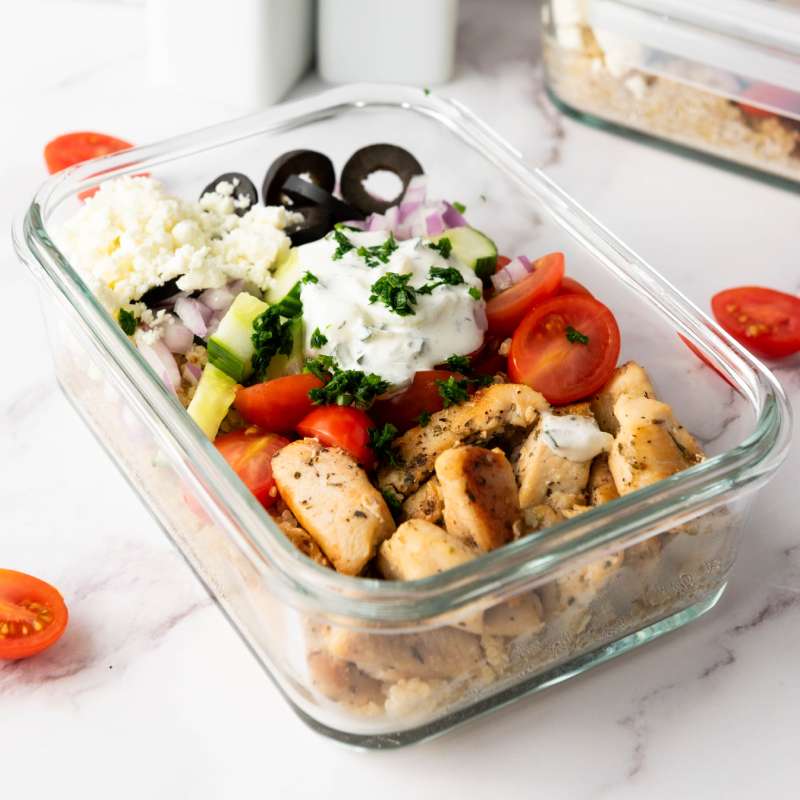 Greek Chicken Quinoa Protein Bowl Thumb